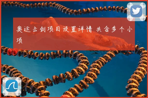 奥运击剑项目设置详情 共含多个小项